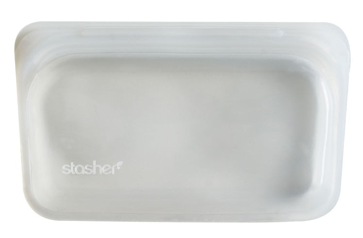 Stasher Reusable Snack Bag Clear