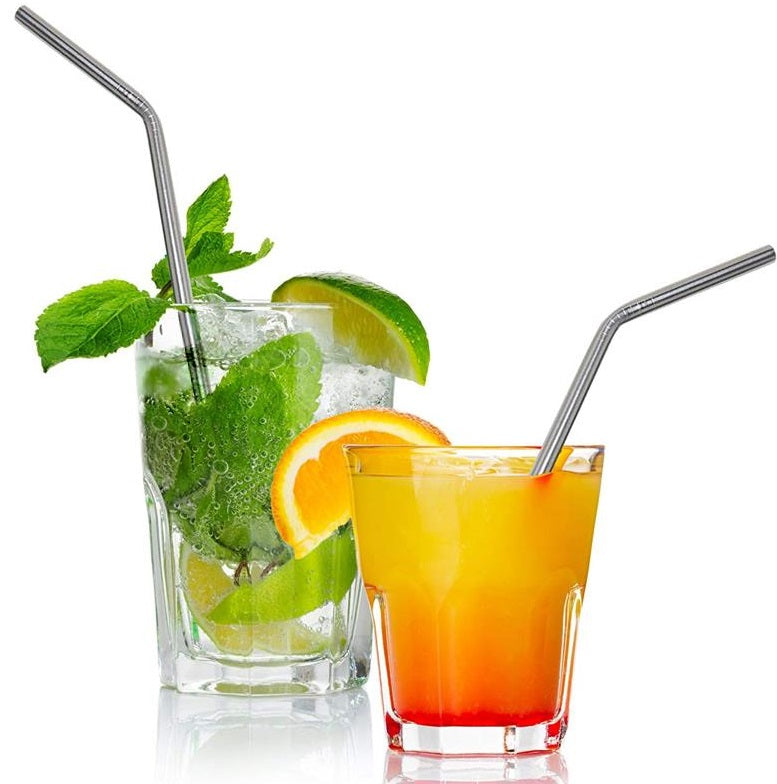 Danesco Stainless Steel Straw Set of 4