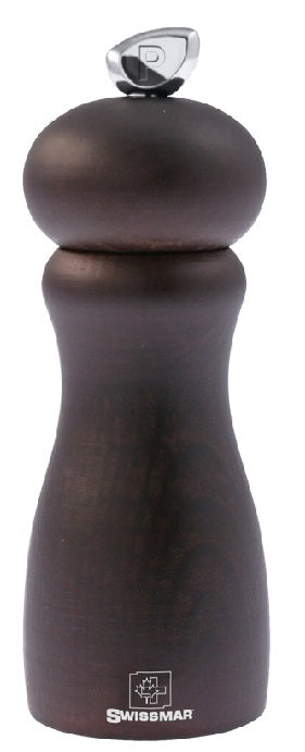 Swissmar Belle 15cm Chocolate Wood Pepper Mill