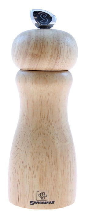 Swissmar Belle 15cm Natural Wood Salt Mill