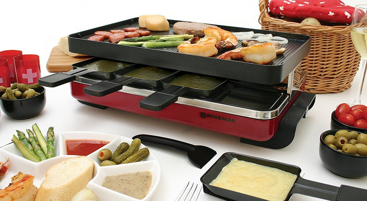 Swissmar 8 Person Red Classic Raclette Grill