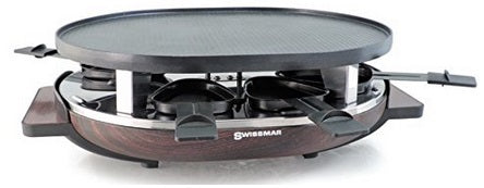 Swissmar 8 Person Matterhorn Raclette Grill with Wood Base