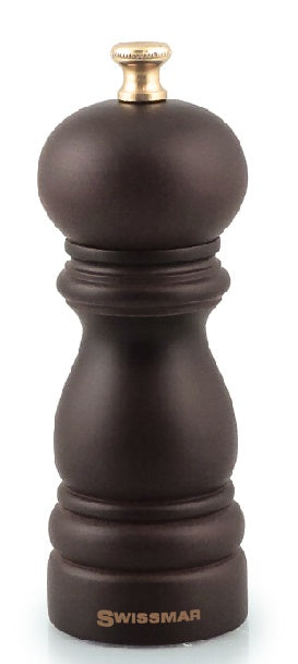 Swissmar Munich 14cm Chocolate Wood Pepper Mill