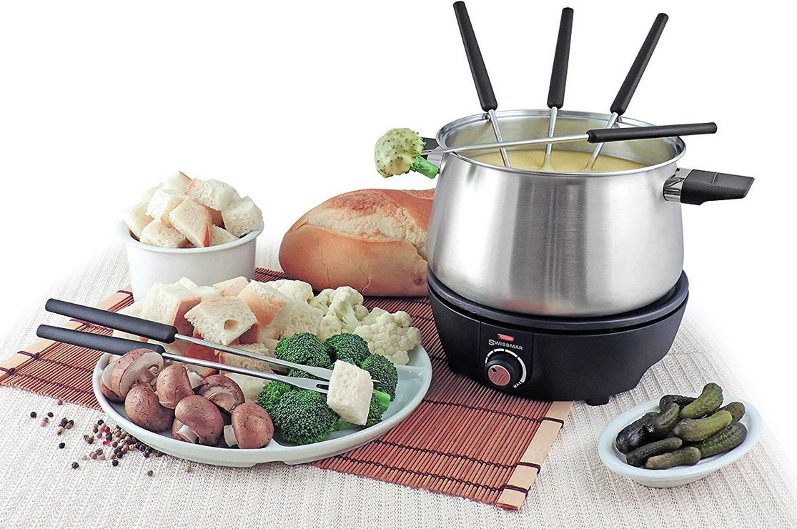 Swissmar Olten Electric Meat & Cheese Fondue Set