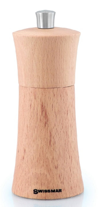 Swissmar Torre 15cm Natural Wood Pepper Mill