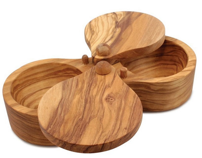 Swissmar Verona Olive Wood Salt Keeper