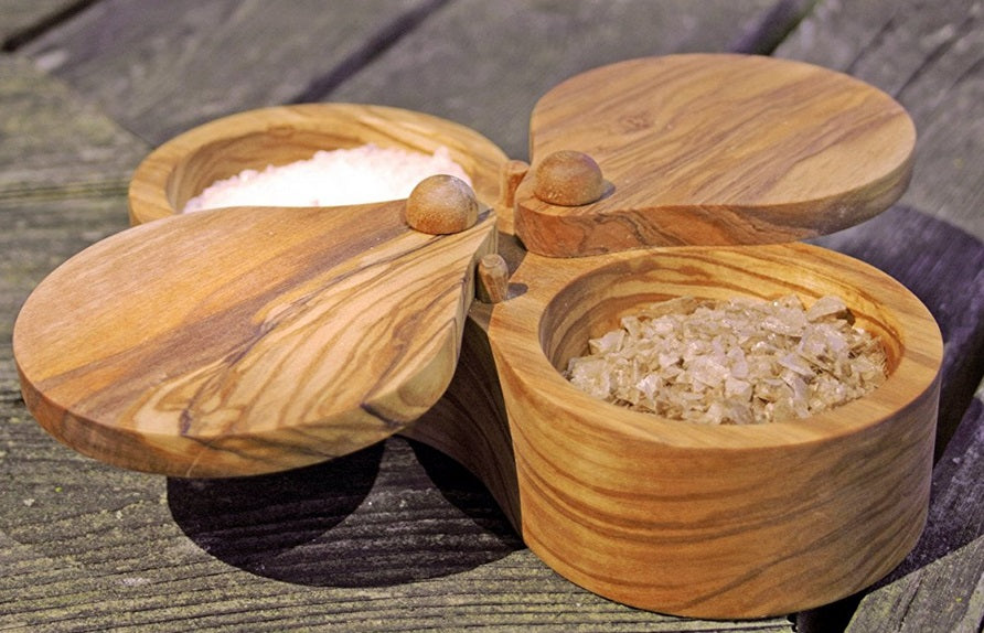 Swissmar Verona Olive Wood Salt Keeper