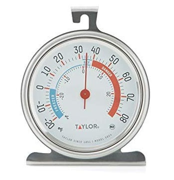 Taylor Dial Fridge &amp; Freezer Thermometer