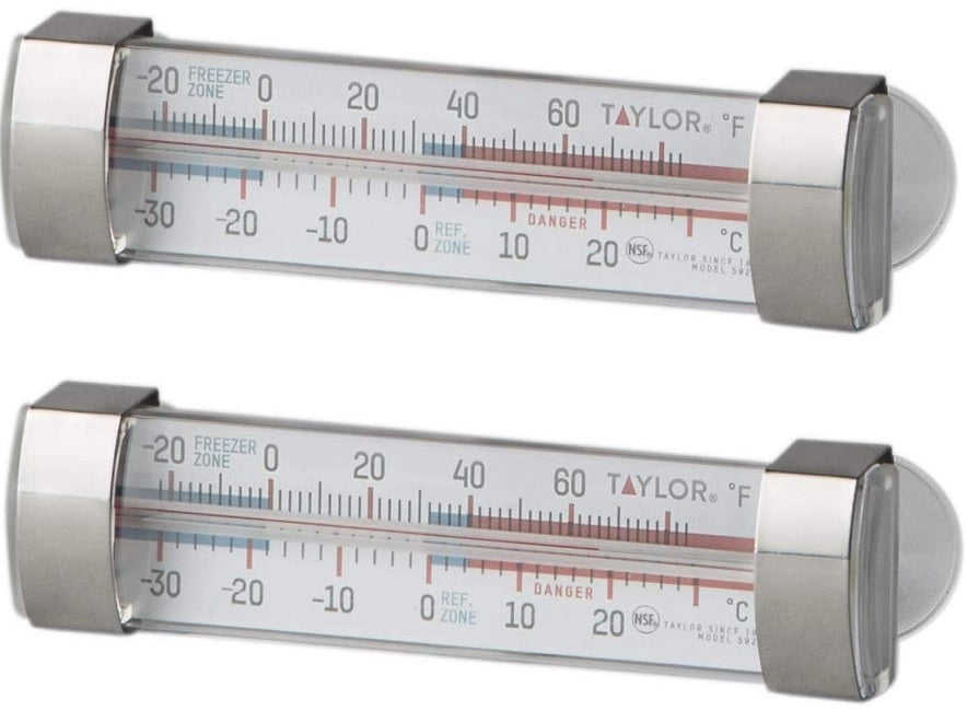 Taylor Fridge &amp; Freezer Thermometer Set of 2