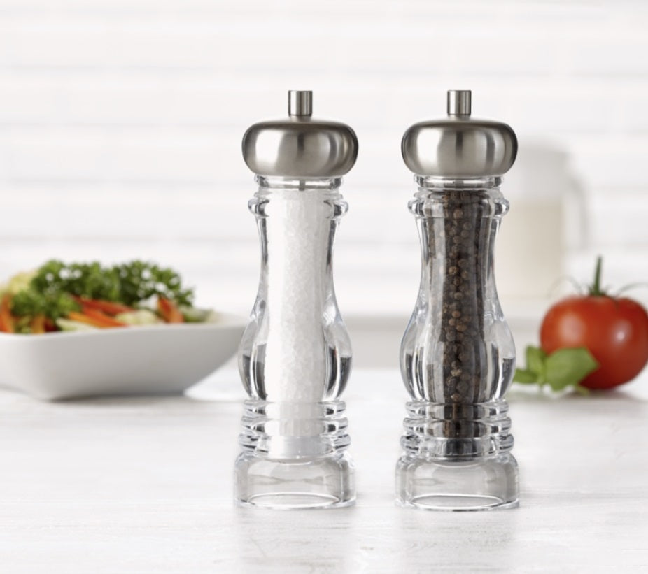 Trudeau Allegro Salt &amp; Pepper Mill Set 8&quot;