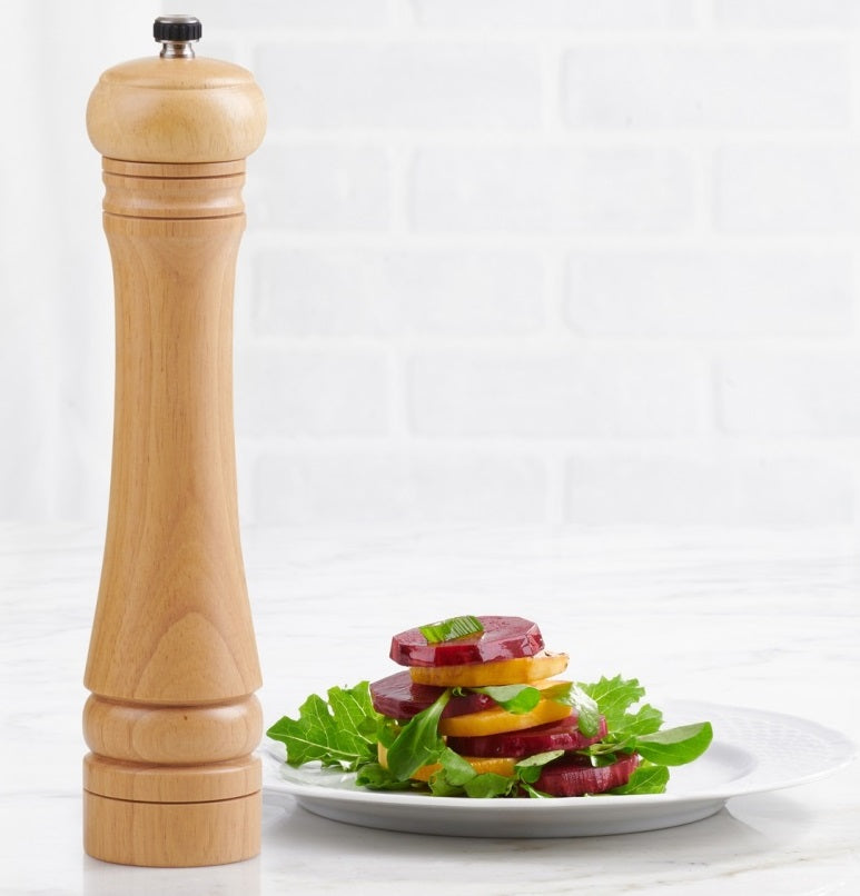 Trudeau Capri Pepper Mill Wood 10&quot;