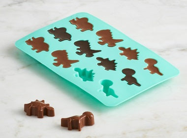 Trudeau Set of 2 Silicone Dinosaur Shaped Chocolate Molds