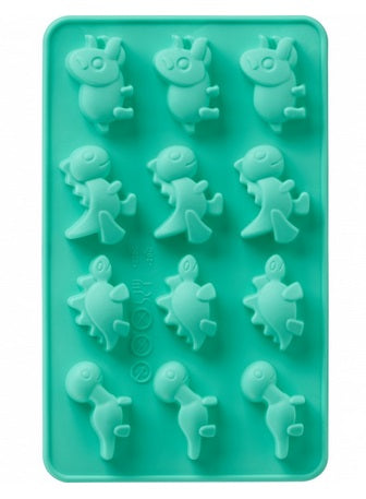 Trudeau Set of 2 Silicone Dinosaur Shaped Chocolate Molds