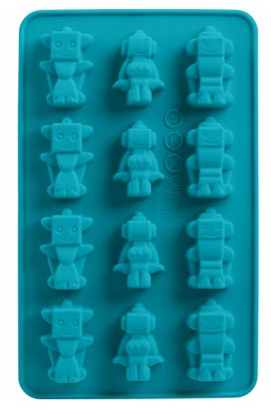 Trudeau Set of 2 Silicone Robot Shaped Chocolate Molds