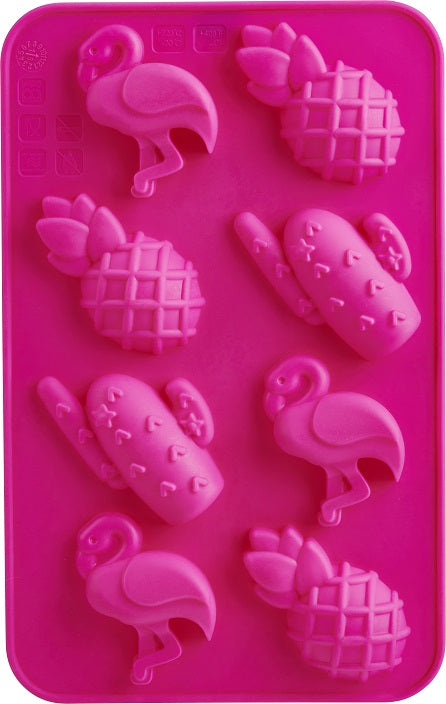 Trudeau Set of 2 Silicone Tropical Shaped Chocolate Molds