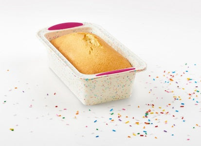 Trudeau Confetti Silicone Loaf Pan