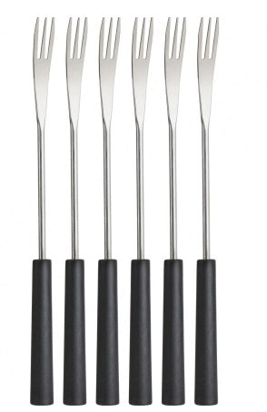 Trudeau Set of 6 3-Prong Fondue Forks