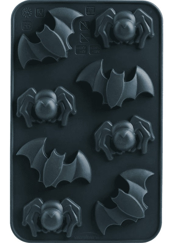 Trudeau Set of 2 Silicone Halloween Bats Chocolate Molds