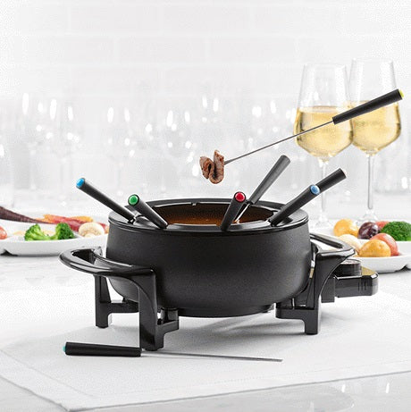 Trudeau Lodge 3-in-1 Non-Stick Electric Fondue Set