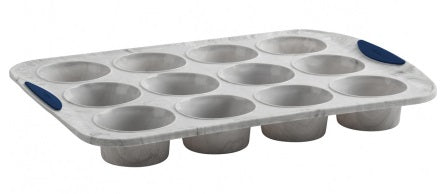 Trudeau Marble Silicone Muffin Pan