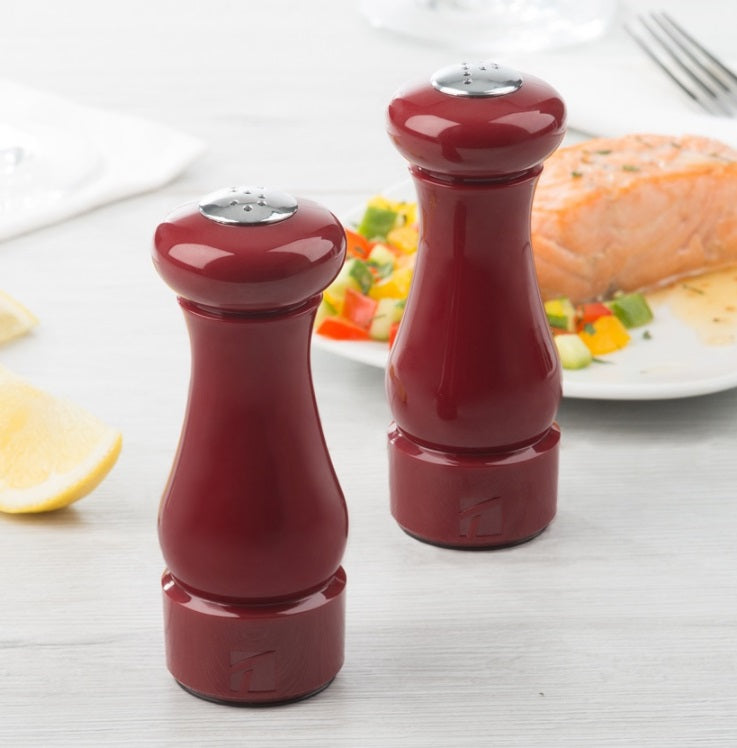 Trudeau Maya Red Salt &amp; Pepper Shaker Set