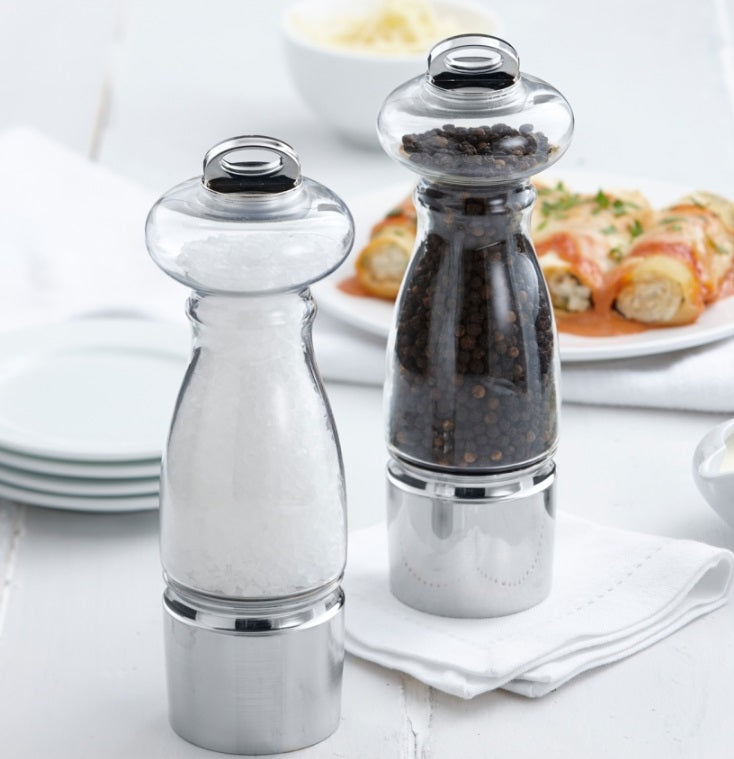 Trudeau Odessa Salt &amp; Pepper Mill Set 7&quot;