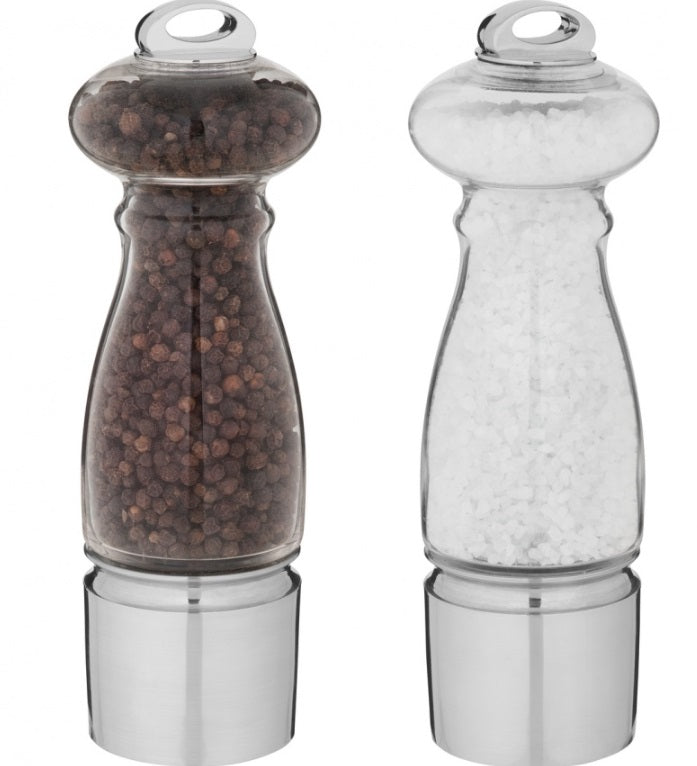 Trudeau Odessa Salt & Pepper Mill Set 7"