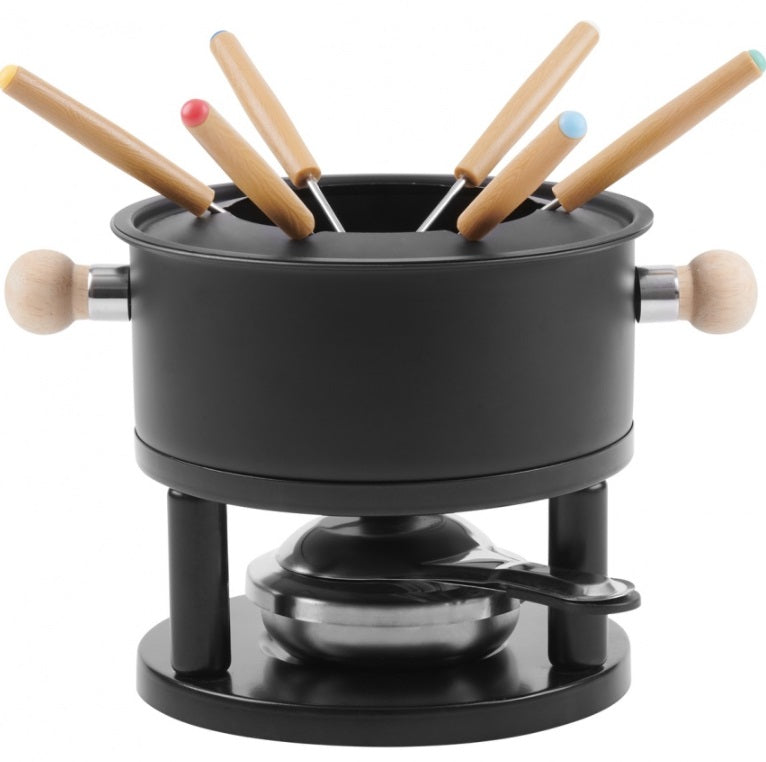 Trudeau Onyx 3-in-1 Non-Stick Fondue Set