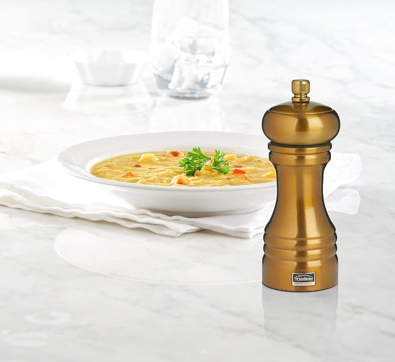 Trudeau Professional Pepper Mill Brass 6"