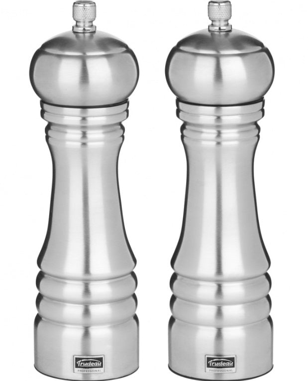 Trudeau Professional Salt &amp; Pepper Mill Gift Set 8&quot;