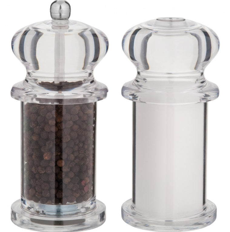 Trudeau Tradition Pepper Mill & Salt Shaker Set 5.5"