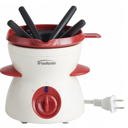 Trudeau Electric Chocolate Fondue Set