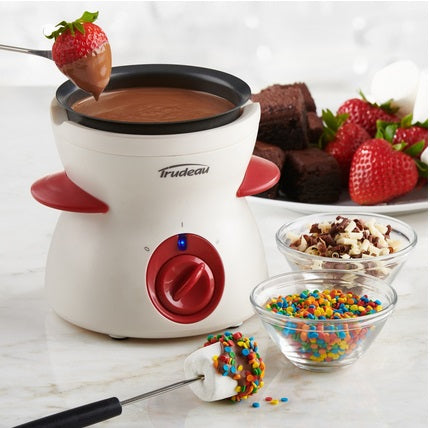 Trudeau Electric Chocolate Fondue Set