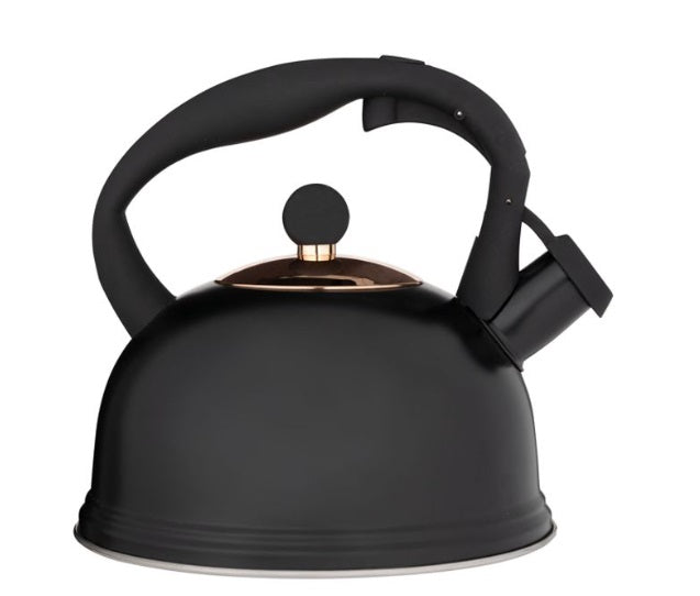 Typhoon Otto Whistling Tea Kettle Matte Black