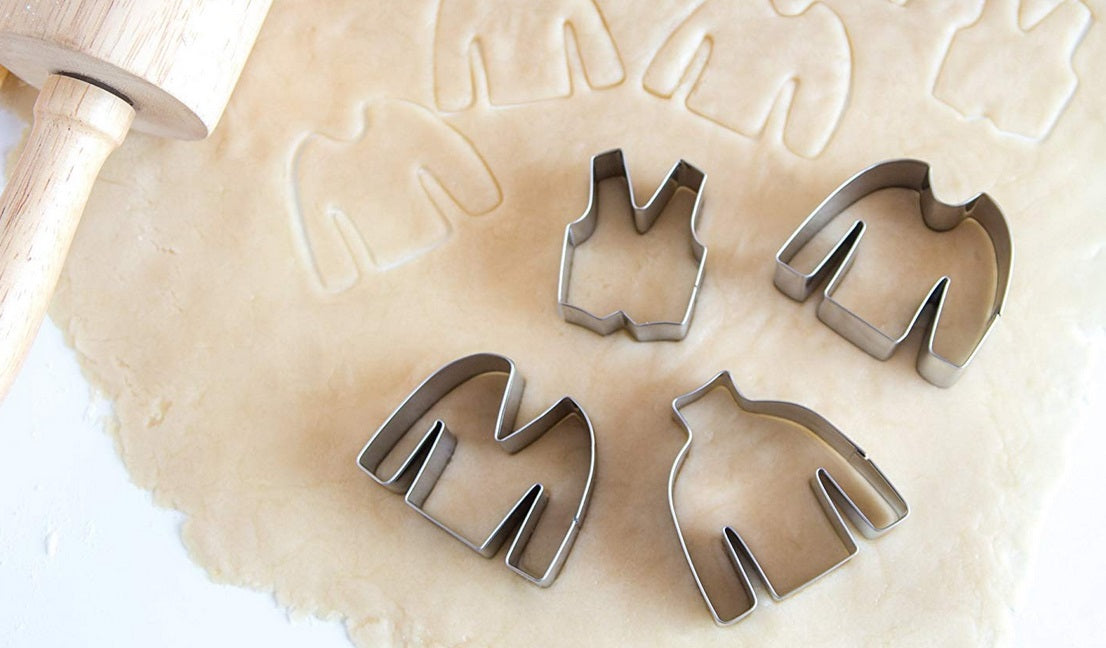 Fox Run Ugly Sweater Cookie Cutter Set