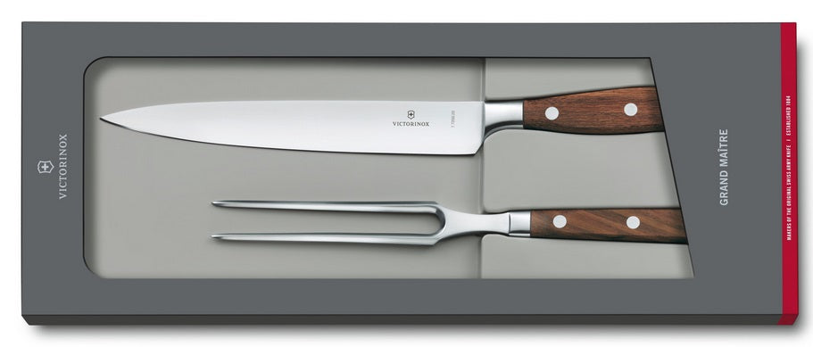 Victorinox Grand Maitre Rosewood Forged Carving Knife Set