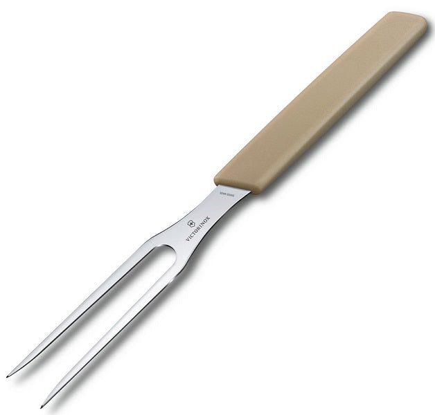 Victorinox Modern Carving Fork with Almond-Beige Handle