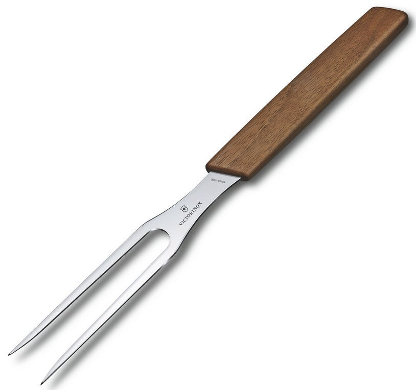 Victorinox Modern Carving Fork with Walnut Handle