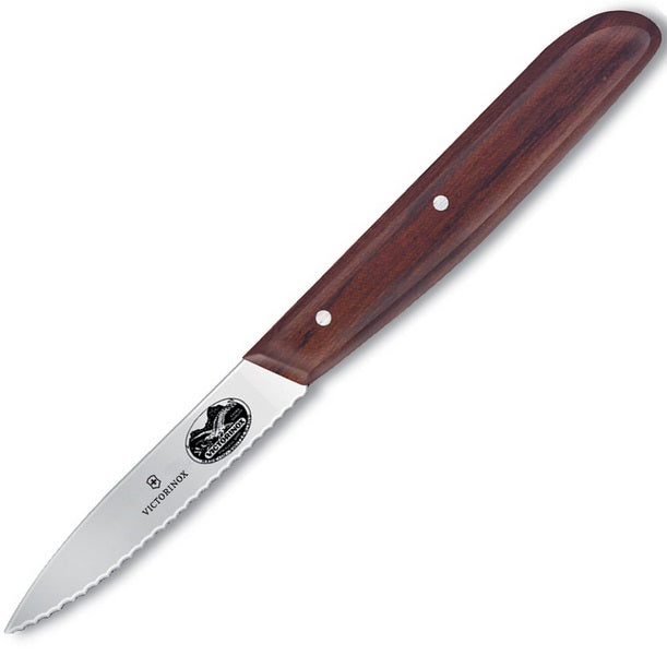 Victorinox Swiss Army 3.25&quot; Rosewood Serrated Paring Knife