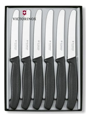 Victorinox Swiss Army 6-Piece Round Tip Steak Knife Set