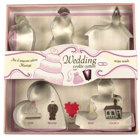 Fox Run Wedding Cookie Cutter Set