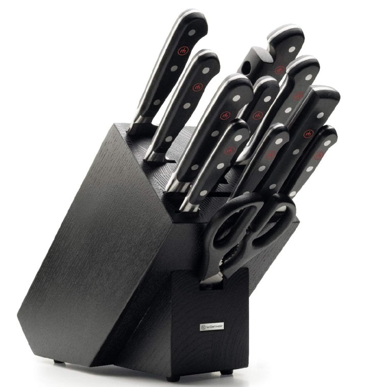 Wusthof Classic 13-Piece Knife Block Set Black