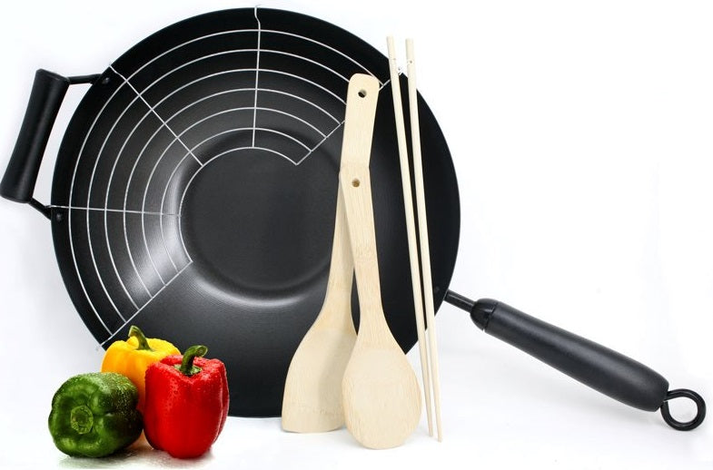 Zen Cuizine 5-Piece Wok &amp; Accessory Set