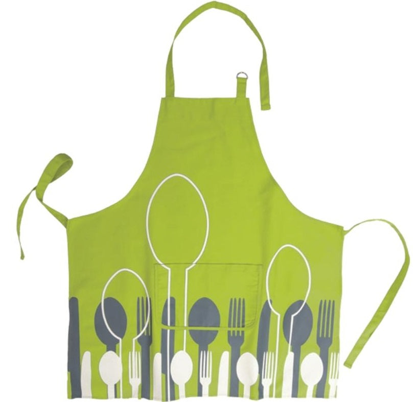 Ziczac Green Spoon Apron