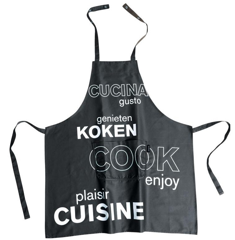 Ziczac Grey Cook / Cuisine Apron